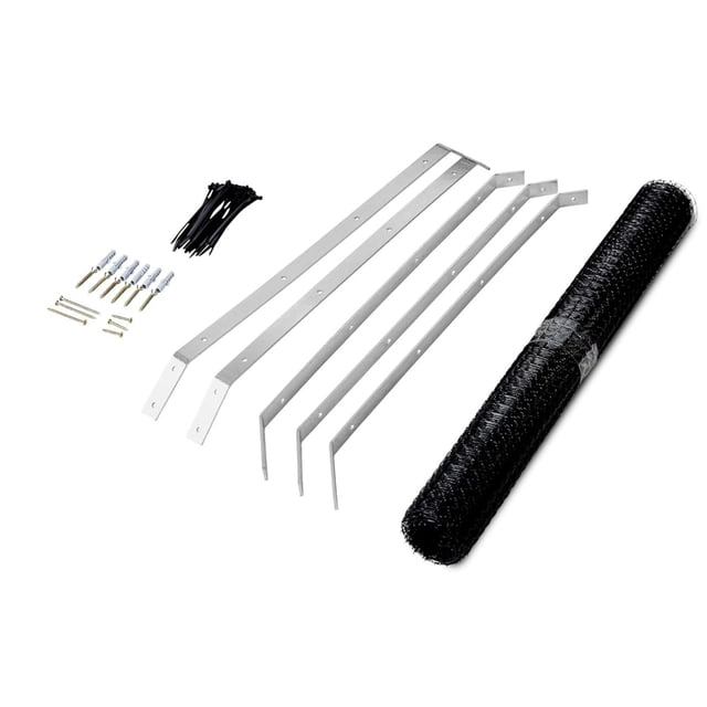 Valla para gatos, barrera exterior, red para ciervos, ligera, práctica, fácil de instalar, versátil, reutilizable, barrera antiescalada. 10 metros