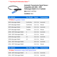 thumbnail image 2 of Automatic Transmission Speed Sensor - Compatible with 2006 - 2009 Volkswagen Rabbit 2.5L 5-Cylinder 2007 2008, 2 of 2