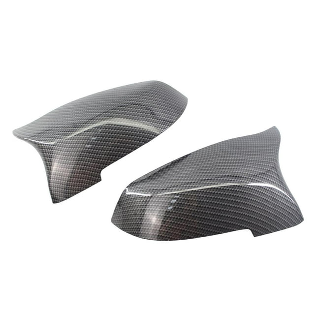 koolsoo 2 Pieces Vehicle Side Wing Mirror Cover Cap 51167308684 for 5 6 F10