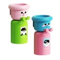 thumbnail image 2 of Vaso y soporte para cepillo de dientes, estante para enjuague bucal, organizador resistente para colgar en la pared. 2 piezas verde rosa, 2 of 9