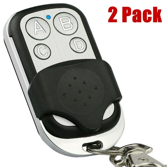 1 Pair Distance Up to 100 Meters 433.92 MHz 12V Code Metal 4 Button Gate Garage Opener Remote Wireless Control