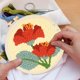 thumbnail image 4 of Coarse Yarn Poke Embroidery DIY Material Package Flower Series Style Poke Music, 4 of 6