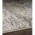 thumbnail image 4 of Tapis Abstrait Stroke en Détresse Gris Ivoire 4' x 6', 4 of 4