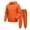 Orange-#001, variant on Dweltoz Men's Tracksuits 2 Piece Casual Athletic Hooded Sweatsuit Set Long Sleeve Drawstring Fleece Jogging Suit with Pockets Fall Winter Sportswear,Wine 3XL