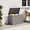 Gray, variant on Nihsuao 45 Gallon Resin Deck Box, Lockable Patio Outdoor Storage Box for Furniture, Garden Tools and Tools Storage, Weather - resistant, Black Wood Grain