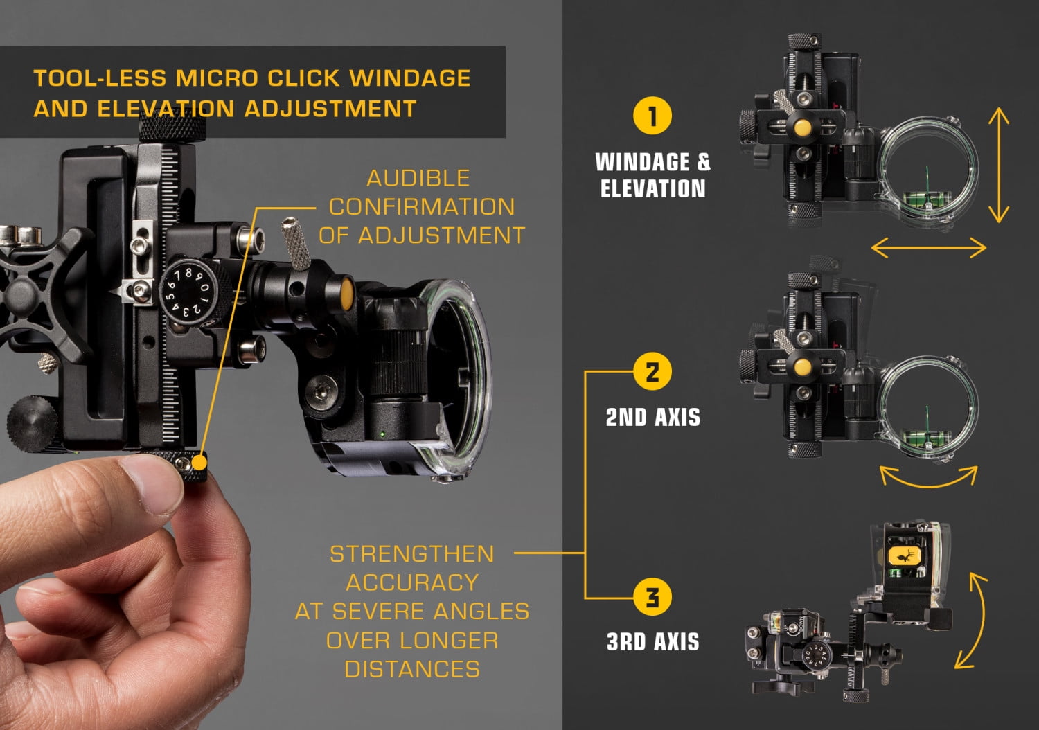 Trophy Ridge React® One Pro™ Dovetail Sight