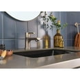 thumbnail image 3 of Flute Single-Handle Single-Hole Bathroom Faucet with Deckplate Included in Brushed Nickel, 3 of 7