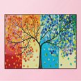 thumbnail image 3 of Punto de cruz completo 14CT Four Seasons Fortune Tree bordado estampado manualidades DIY Likrtyny  Arte deco, 3 of 9