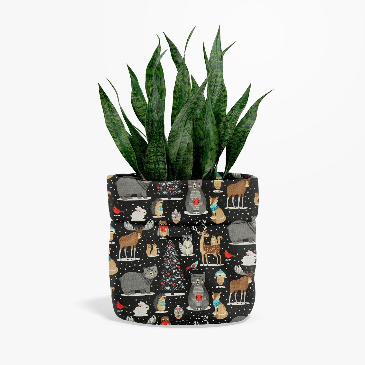 Fabric Creations Black Christmas Adventure Cotton Fabric by the Metre