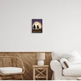 thumbnail image 2 of Stupell Industries Trick Or Treat Halloween Silhouettes Graphic Art White Framed Art Print Wall Art, Design by Linda Birtel, 2 of 8