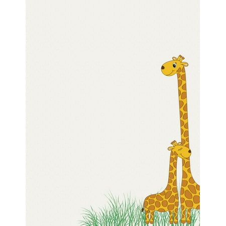 UPC: 0601952170324 | Great Papers!® Letterhead  8.5  x 11   Baby Mama Giraffe  80 count