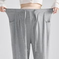 thumbnail image 4 of Gpaecead Women's Maternity Jogger Pants With Pocket - Pregnancy Lounge Pajama Sweatpants Gray, 4 of 6