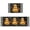 Orange Pumpkin, variant on Kitchen Rugs Set 2 Piece, Merry Christmas Tree Decor Kitchen Mats Rugs Non Skid Washable Anti Fatiguee, Red Gold Doormat Carpet for Bedroom/Bathroom/Living Room 15.7x23.6in+15.7x47.2in
