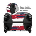 thumbnail image 2 of Honeii fisherman fishing with USA flag Elastic Luggage Cover, featuring double-sided printing, is the ideal companion for travel, business trips, and daily use(not included suitcase )-Small, 2 of 7