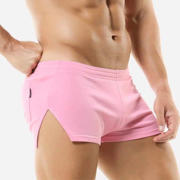 Fheaev Cargo Shorts For Men Drawstring With PocketsMen WIth Pocket Cotton Sports Elastic Mid-waist Shorts