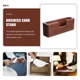 thumbnail image 2 of 2Pcs Card Display Holder Wood Business Card Show Holder Walnut Card Holder, 2 of 8