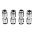 thumbnail image 1 of HLONK 4 Pcs Raccords à Connexion Rapide en Acier Inoxydable pour Tuyau de Compresseur, 1 of 8