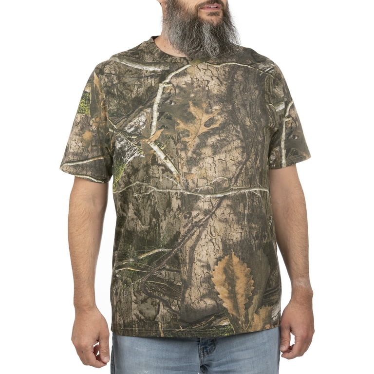 Mossy Oak Country DNA Men Short Sleeve Scent Control Hunting Camouflage Tee  Shirt 