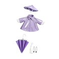 thumbnail image 4 of Divertido traje de ganso con impermeable que se ajusta a una estatua de 23 pulgadas. Accesorios de disfraz para el hogar. Morado claro, 4 of 8
