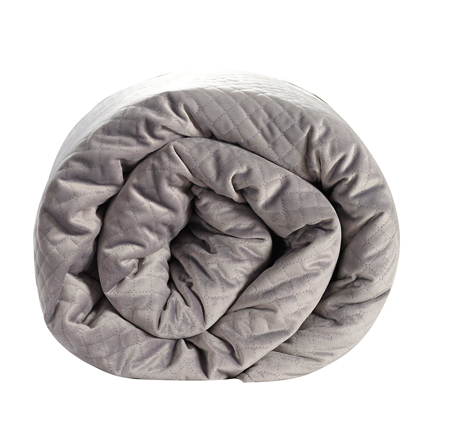 BlanQuil Quilted Weighted Blanket (Grey 20lb) - Walmart.com