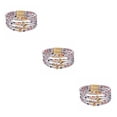 thumbnail image 1 of Brazalete de Cuero Multi-capas Sonducket con Estampado de Leopardo Blanco, 1 of 6