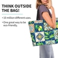 thumbnail image 2 of Naloa Lemon and Leaves Tote Bag for Women Large Capacity Shoulder Bag for College Work Travel Shopping, 2 of 8