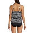 thumbnail image 2 of Lands' End Women's Chlorine Resistant Blouson Tankini Swimsuit Top, 2 of 3