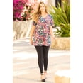thumbnail image 6 of Catherines Women's Plus Size Petite Easy Fit Short Sleeve V-Neck Tunic, 6 of 6