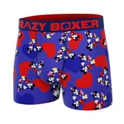 CRAZYBOXER Disney Mickey Purple Hearts Men's Boxer Briefs