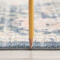 thumbnail image 3 of Crestwood Traditional Oriental 5'3'' x 7' Navy and Aqua Polyester Indoor Area Rug, 5'3'' x 7', 3 of 5