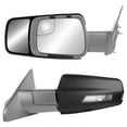 thumbnail image 1 of K-Source Exterior Towing Mirror 80730 Snap & Zap; Snap On; Black; Pair, 1 of 6