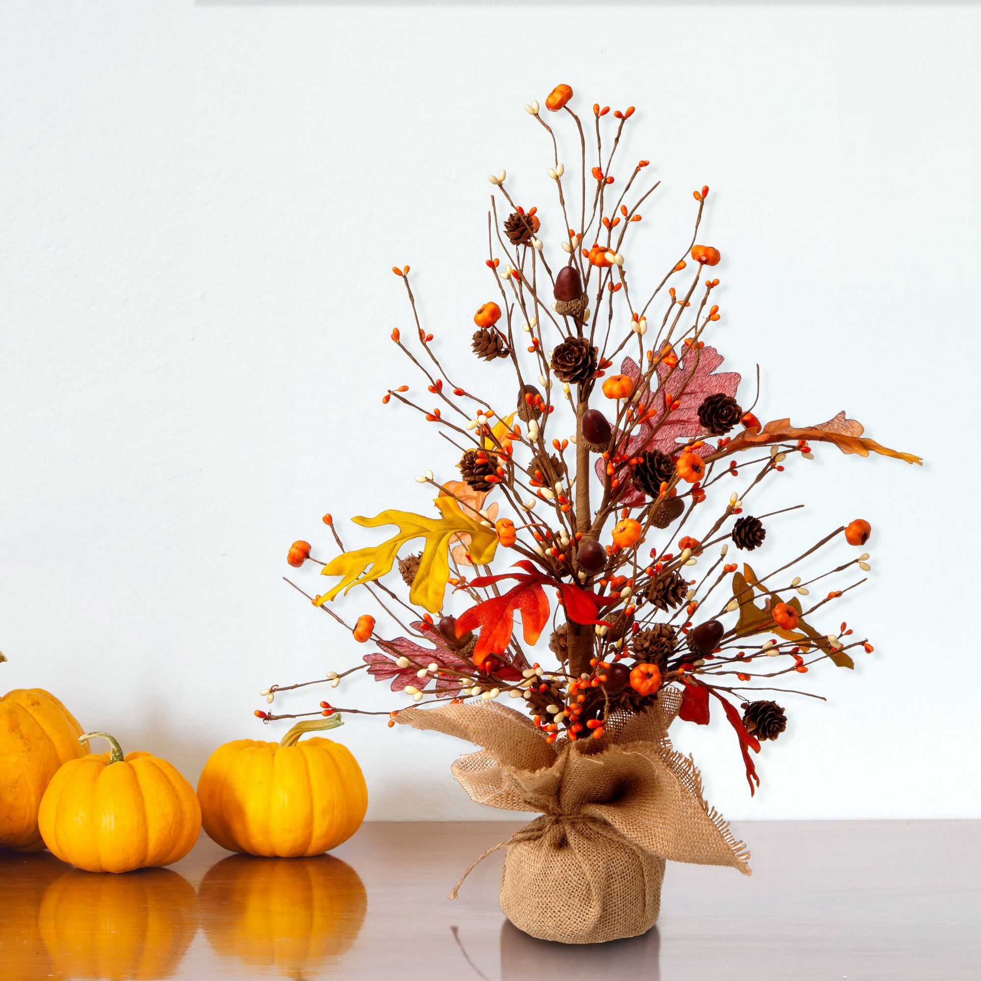 Glitzhome Harvest Table Tree Decor - Walmart.com