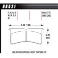 thumbnail image 1 of Hawk Brake HB521M.800 SL Bridge Bolt, Black, 1 of 1