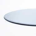 thumbnail image 2 of 48 Round clear Tempered glass Table Top 12 Thick 1 Beveled Edge, 2 of 5