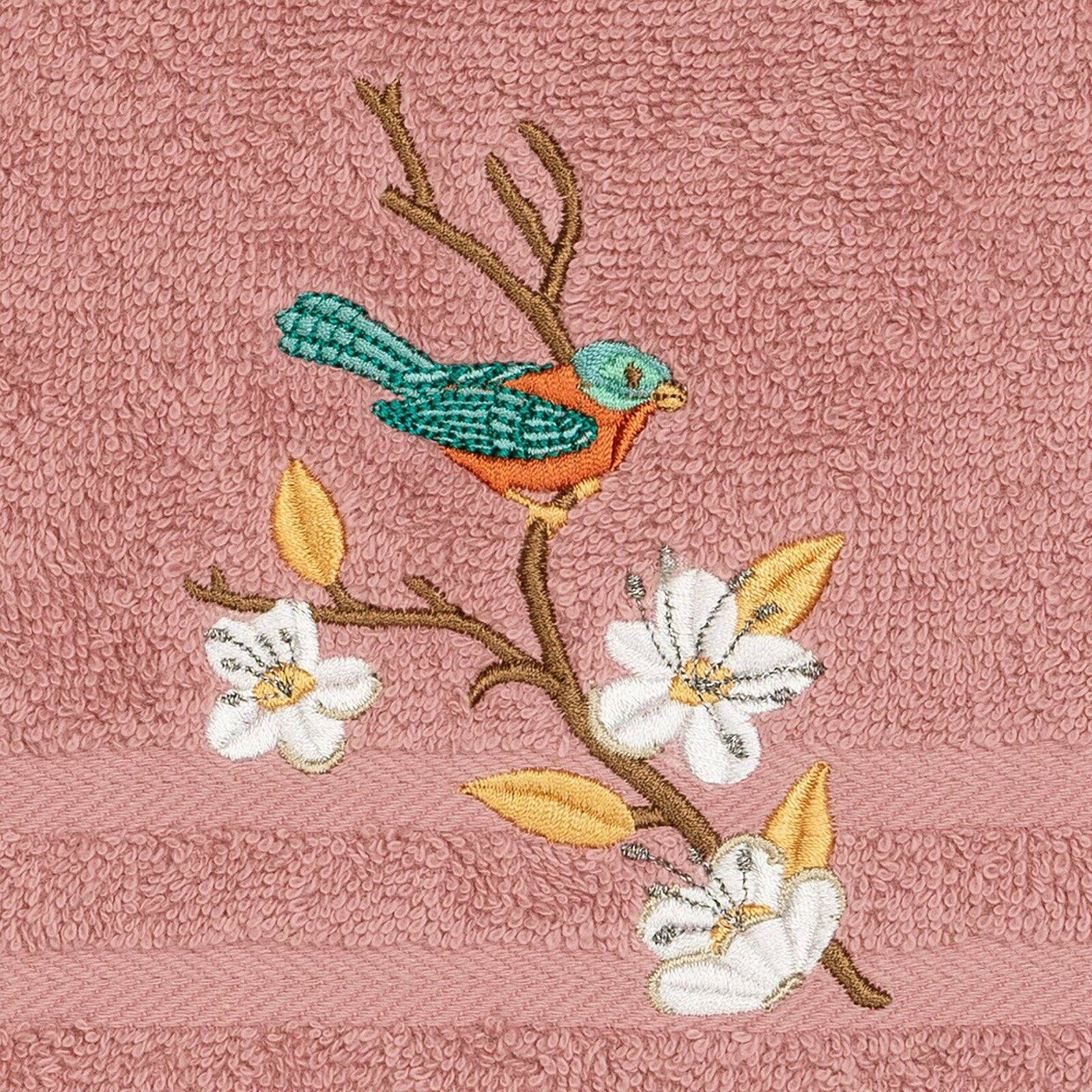Linum Home Textiles Springtime Turkish Cotton Embellished Hand Towel