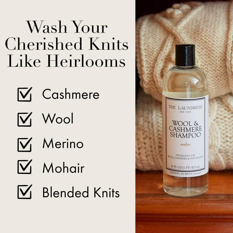 The Laundress Wool & Cashmere Shampoo, Double Concentrated, Cedar