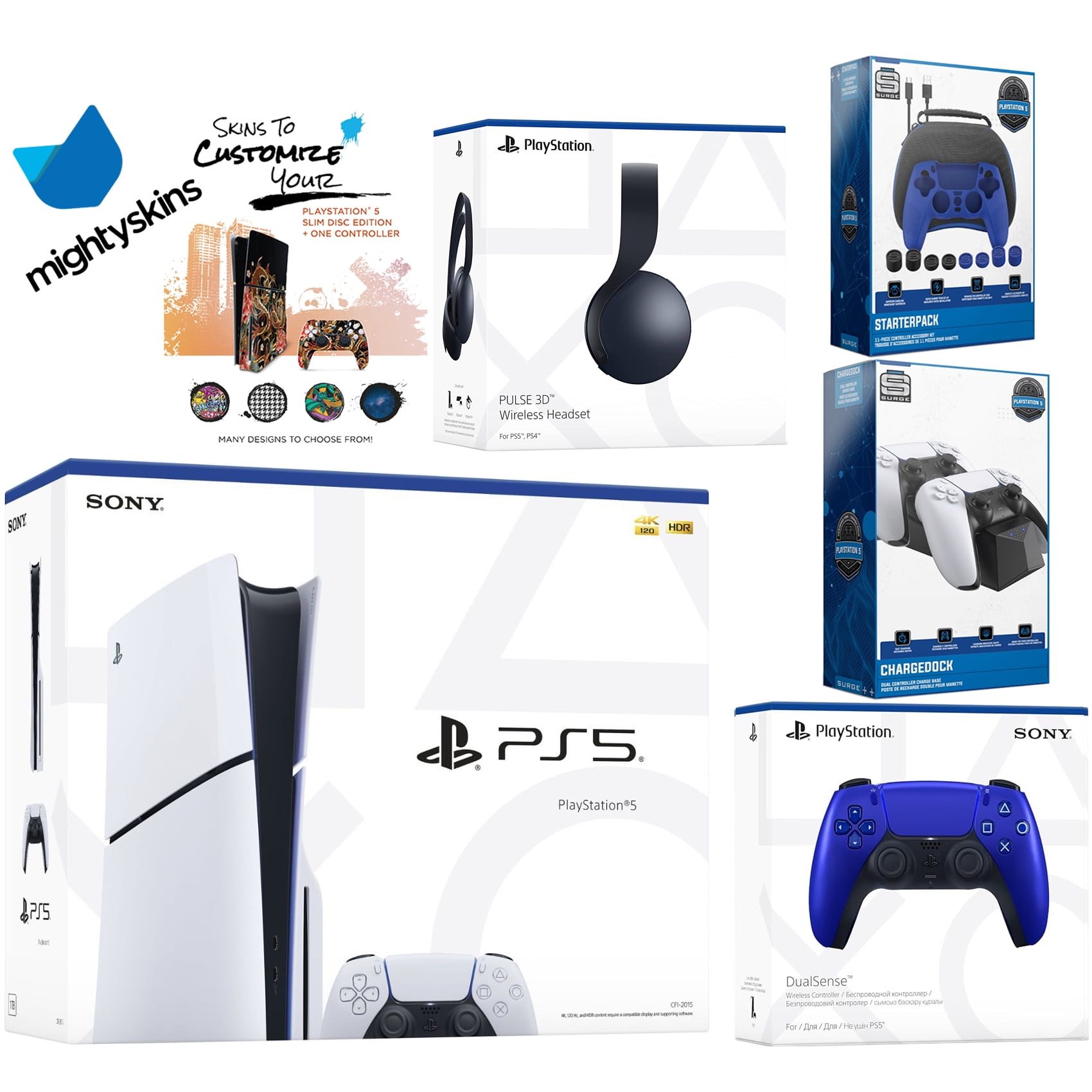 Sony PlayStation 5 (PS5) Disc Console Slim with 1TB SSD, 4K-TV Gaming, and Haptic Feedback - Walmart.com Sony PlayStation 5 (PS5) Disc Console Slim with 1TB SSD, 4K-TV Gaming, and Haptic Feedback - Walmart.com