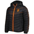 thumbnail image 2 of Men's G-III Sports by Carl Banks Black San Francisco Giants Splitter Soft Down Touch Full-Zip Hoodie Jacket, 2 of 4