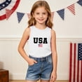 thumbnail image 4 of HBYJLZYG USA Flag Tank Top for Boys Girls, 4th of July Sleeveless Patriotic Shirt with American Flag Print, Independence Day Tee for Kids 3-15 Years, 4 of 8