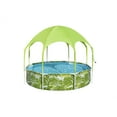 thumbnail image 1 of H2OGO! Piscine hors Terre Ronde Splash-in-Shade pour Enfants avec Auvent Pare-Soleil, Vert, 1 of 15