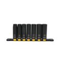 thumbnail image 1 of Stanley Tools 7522352 Ensemble de Douilles à Impact Profond Métriques, 7 Pcs, 1 of 1