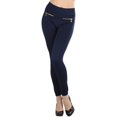 thumbnail image 3 of ToBeInStyle Women's Fleece Lined Leggings with Zipper Pockets, 3 of 12