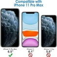 thumbnail image 2 of Decase for iPhone 11 Pro Max with Hidden Camera Stand,Translucent Case PC + TPU Phone Cover [Compatible with Mag-Safe] Ultra Thin Matte Shockproof Case for Apple iPhone 11 Pro Max,Black, 2 of 9