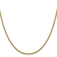thumbnail image 2 of Auriga Fine Jewelry 14K Yellow Gold 2.4mm Box Chain Necklace for Women 20", 2 of 6