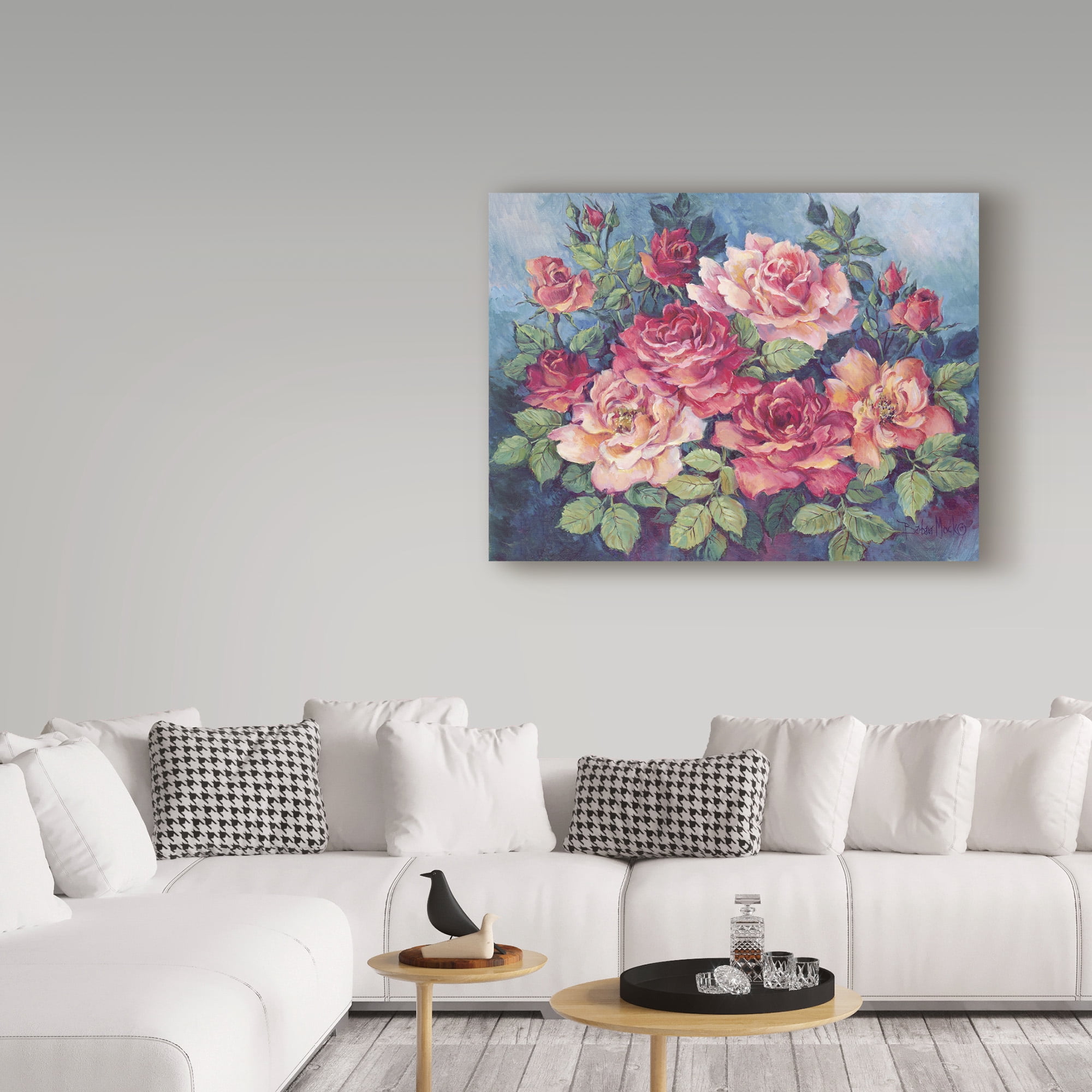 Trademark Fine Art ' Victorian Roses' Canvas Art by Barbara Mock