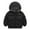 Black, variant on Kids Puffer Down Jackets with Hood for Boys Girls Outerwear 1-6Y