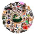 thumbnail image 4 of 10/30/66pcs Cute Funny MEME Cat Stickers Kawaii Cartoon Animals Decals Laptop Motorcycle Suitcase Notebook Waterproof Sticker, 4 of 6