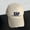 Beige, variant on Baseball Cap Women Letter Embroidery Small Wide Brim Design Lightweight Breathable Headwear Slim Face Effect for Spring Summer Outdoor Daily Wear Sun Hat