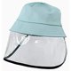 thumbnail image 1 of Protectores faciales para niños Pescador a prueba de polvo Sombrero para el sol Cubierta protectora para la cara Gorra de cubo TUNC Sencillez, 1 of 5
