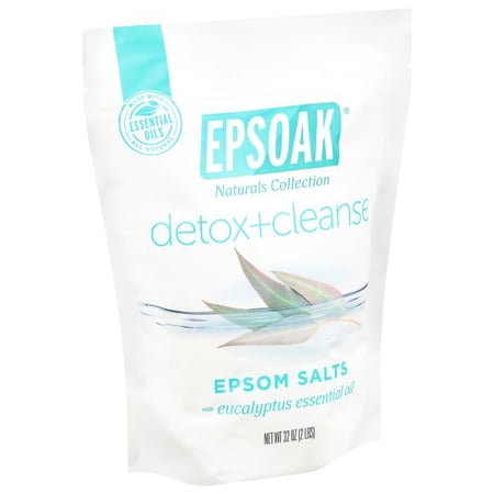 Epsoak Everyday Epsom Salts - 2 lbs. Detox + Cleanse Bath Salts 2 Pound